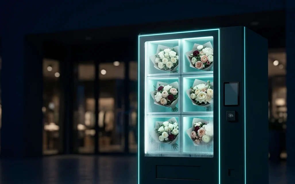 Venduron Blumen-Automat, gekühlt